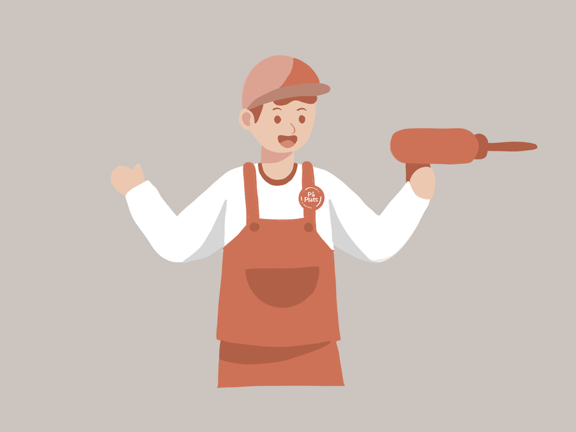 Illustrerad fönstermontör